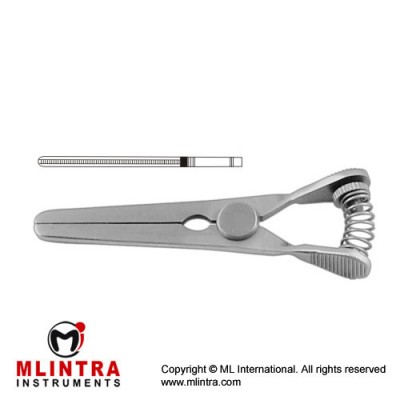 Glover Atrauma Bulldog Clamp Straight Stainless Steel, 7.5 cm - 3" Glover Atrauma Bulldog Clamp Straight Stainless Steel, 7.5 cm - 3"